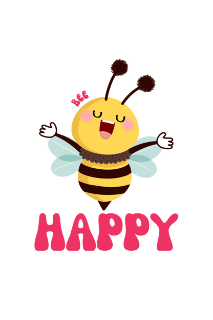 Bee Happy Tote Bag