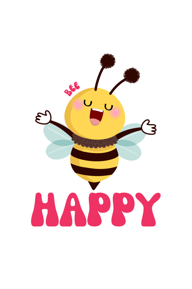 Bee Happy Tote Bag