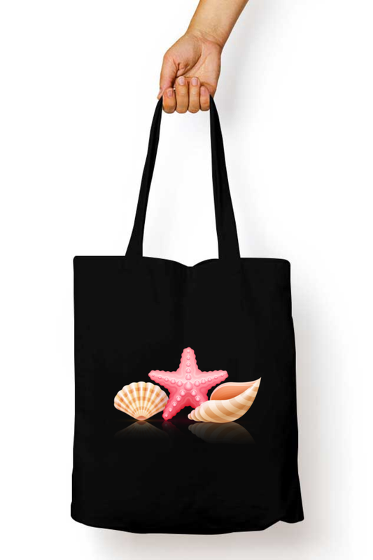 Sea Shell and Starfish Tote Bag