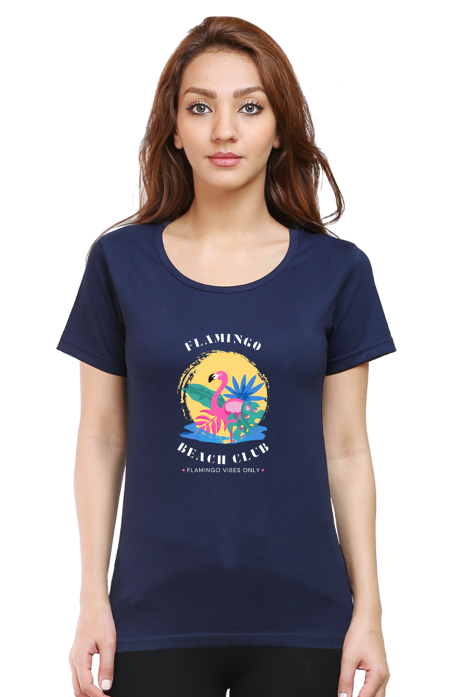 Flamingo Graphic Printed T-shirt Tee for Women