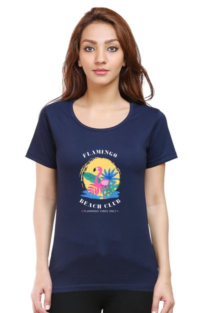 Flamingo Graphic Printed T-shirt Tee for Women